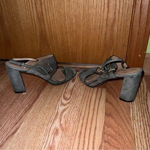 Banana Republic Olive Leather Suede Strappy Heels
• Size 8